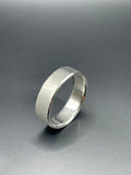 Square Brushed Finish Comfort Fit Band – Cobalt Chrome