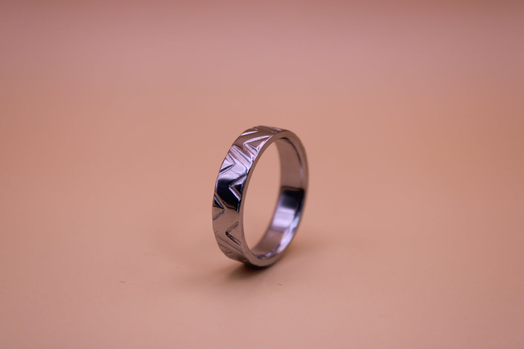 Inca design ring