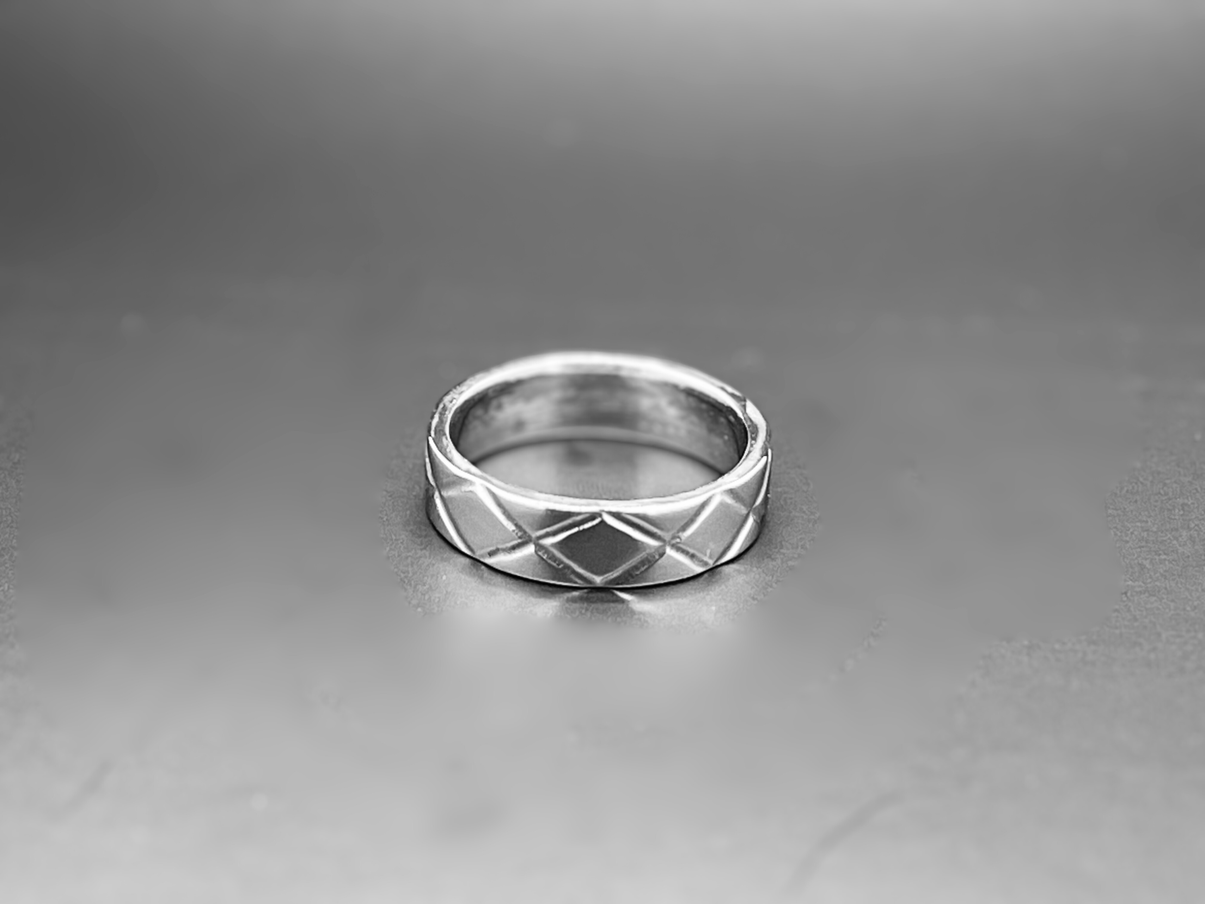 Quilted Ring – Cobalt Chrome