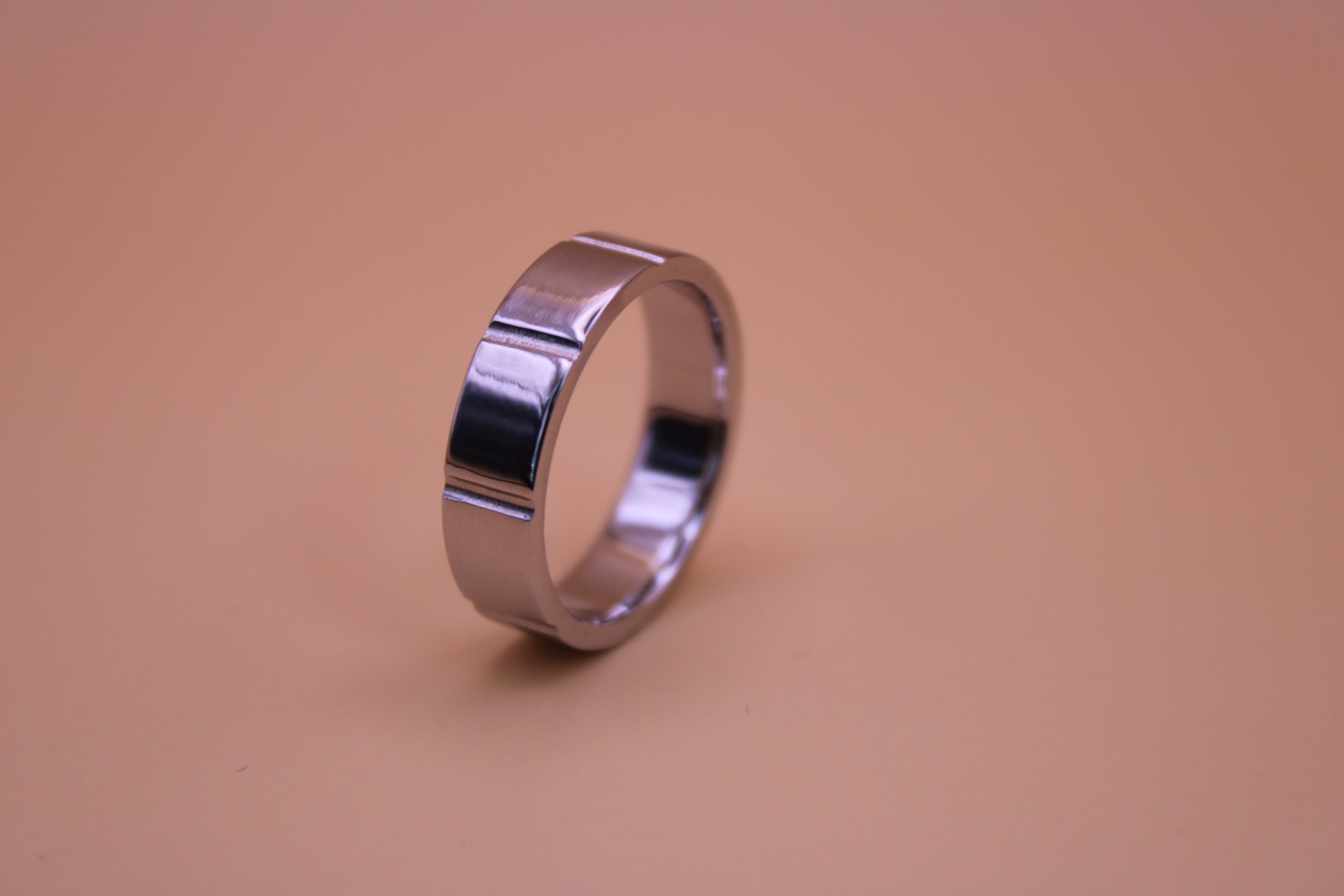 Stripe Ring – Cobalt Chrome Band