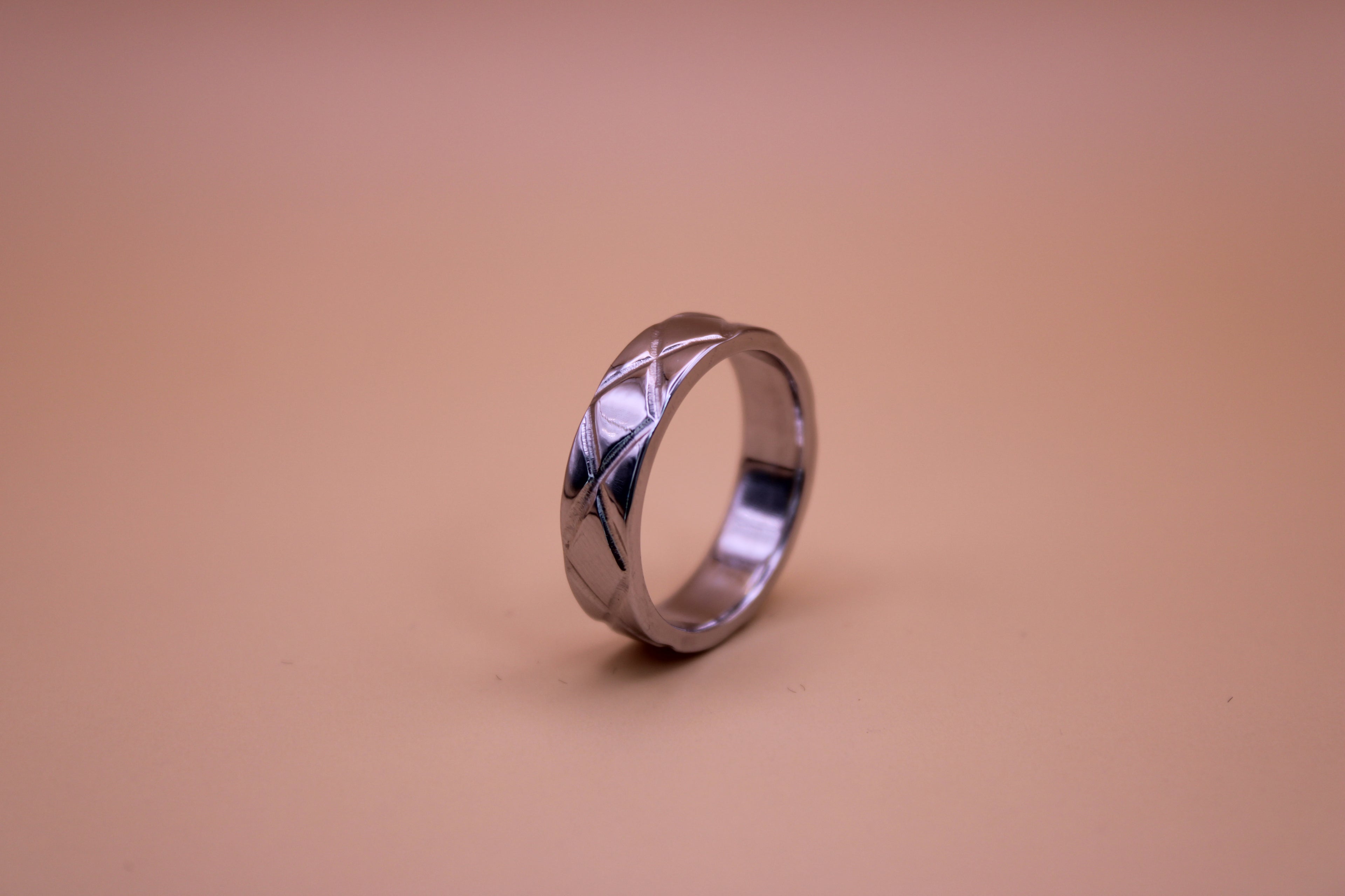Quilted Ring – Cobalt Chrome