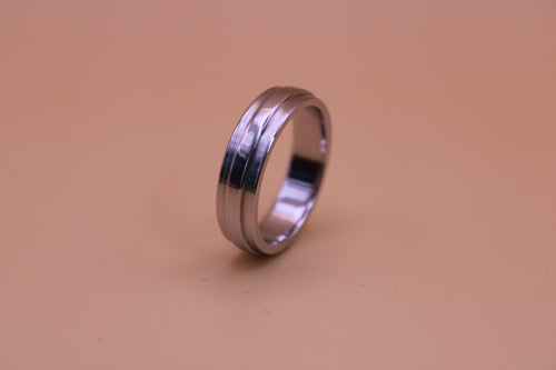 Raised Center Channel Ring – Cobalt Chrome