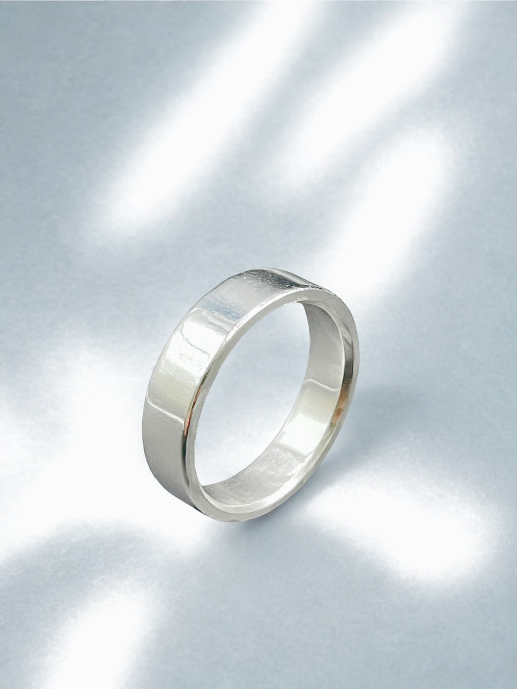 Square Bevel Finish Ring – Cobalt Chrome Band