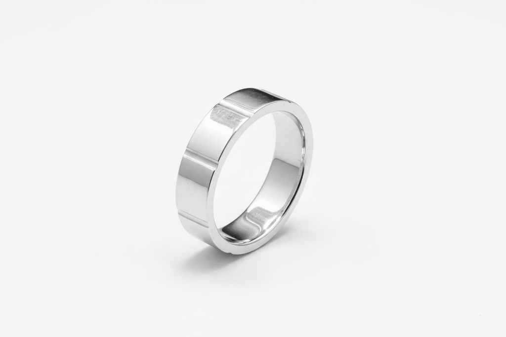 Stripe Ring – Cobalt Chrome Band