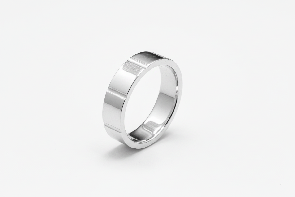 Stripe Ring – Cobalt Chrome Band