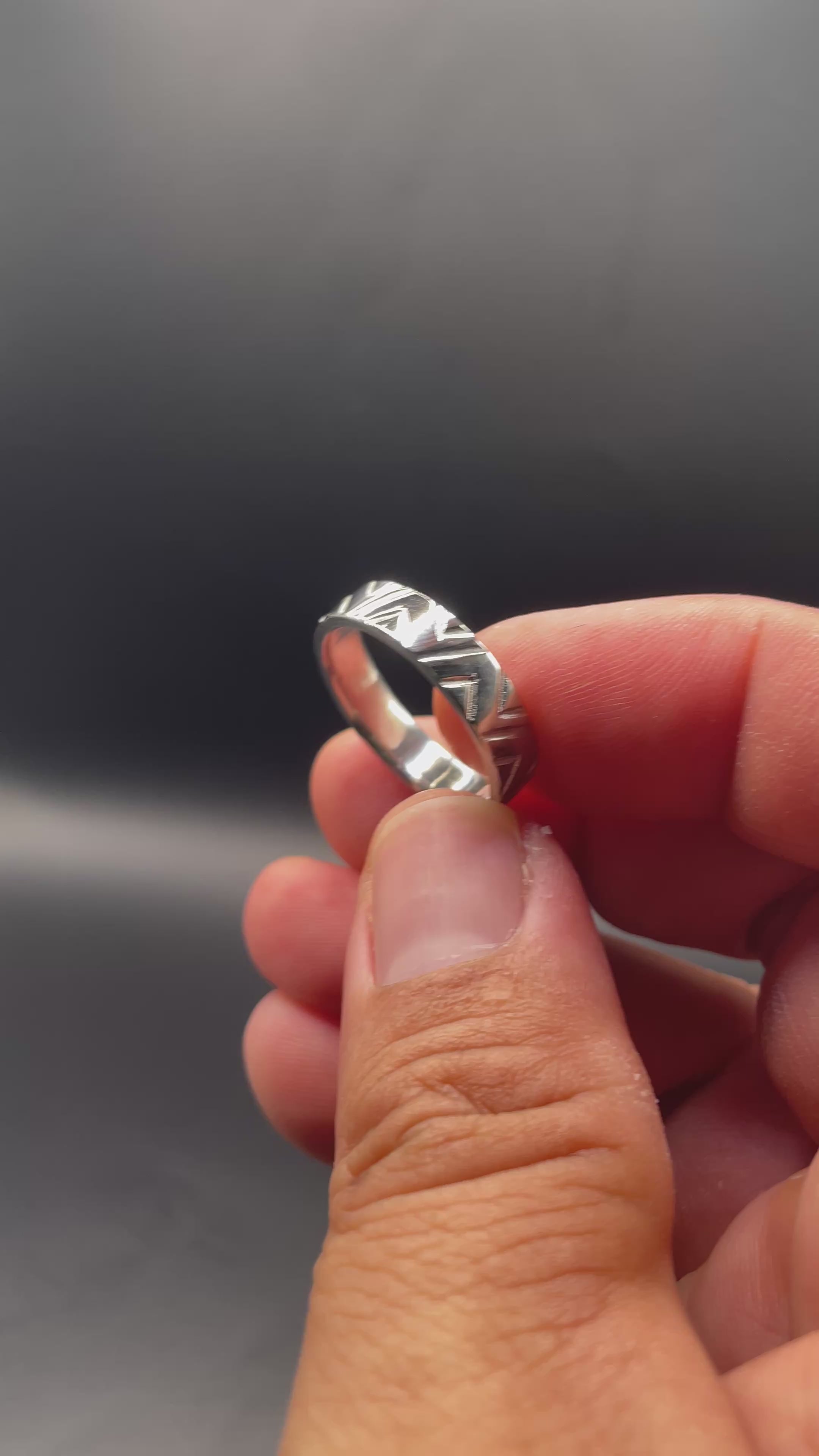 Inca design ring